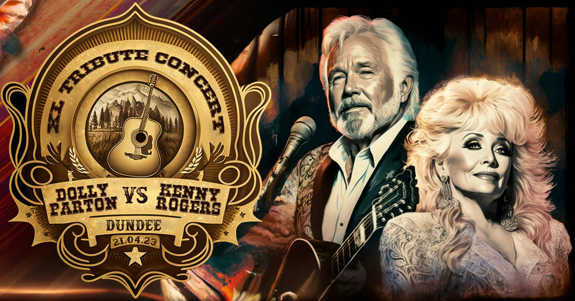 Dolly Parton Vs Kenny Rogers – XL Tribute Concert – Dundee