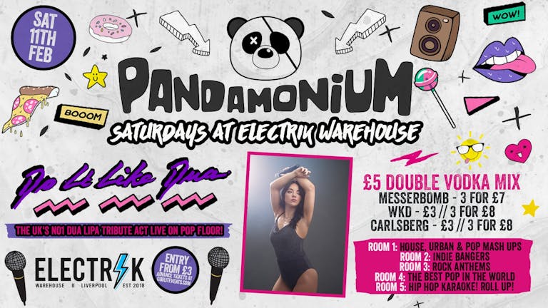 Pandamonium Saturdays : Pop Floor Tribute Special: Do It Like Lipa Live