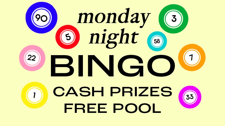 £ CONCERT SQUARE BINGO £ at einstein, concert square & MAD MONDAYS afterparty (plus FREE POOL ALL NIGHT LONG)