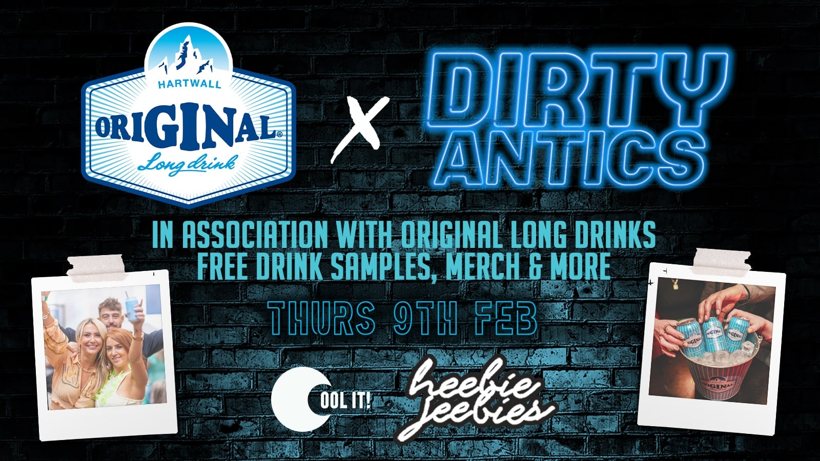 Dirty Antics Thursdays : In collab w/ Original Drinks