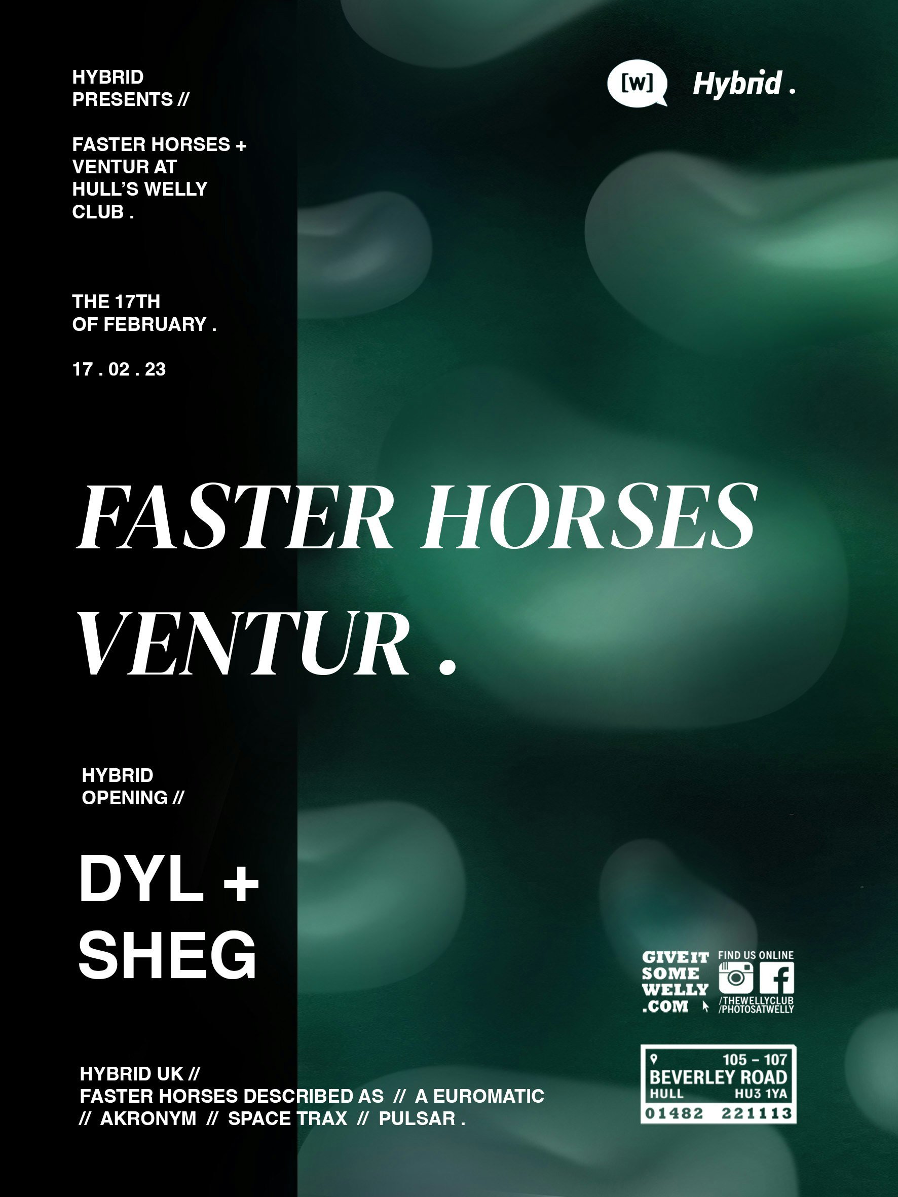 Hybrid presents Faster Horses & Ventur