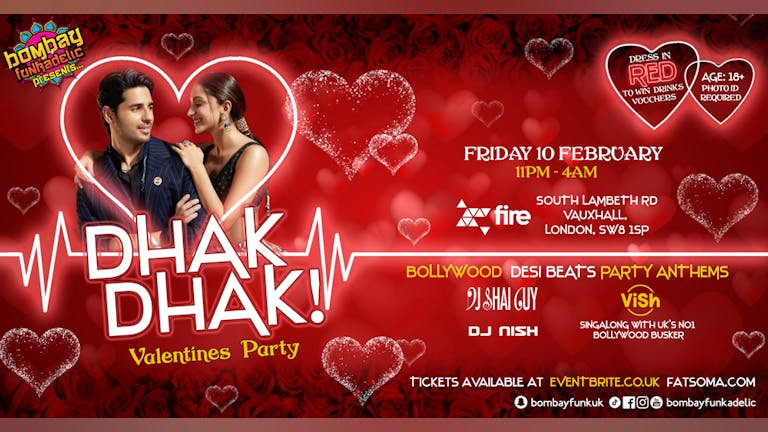 Dhak Dhak! Bollywood Valentines Party
