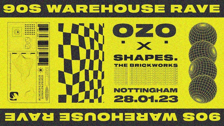 [SOLD OUT] ỌZỌ x Shapes. 90s Warehouse Rave