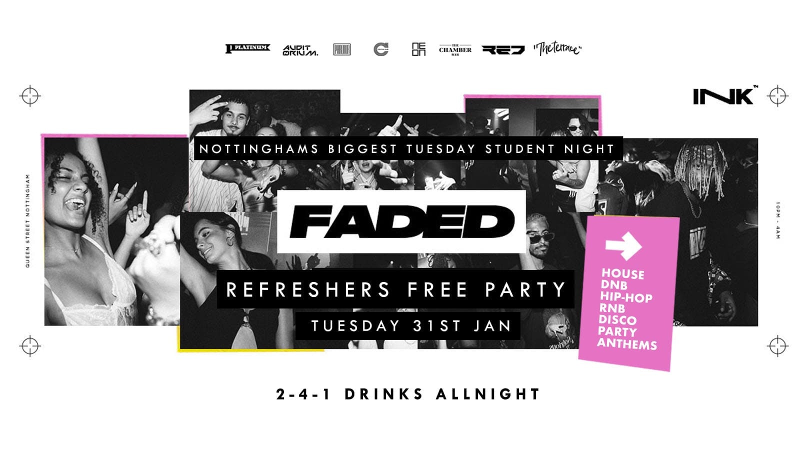 FADED  • REFRESHERS! FREE PARTY 🎉 | Drinks 2-4-1