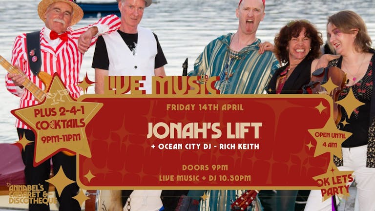 Live Music: JONAH'S LIFT // Annabel's Cabaret & Discotheque