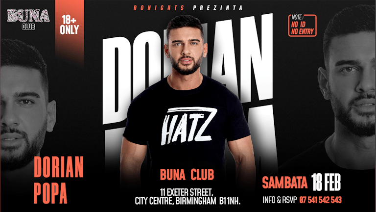 Dorian Popa ❤️  in premiera la BUNA Club , ne onoreaza cu prezenta si vine sa ne distram impreuna ⭐️
