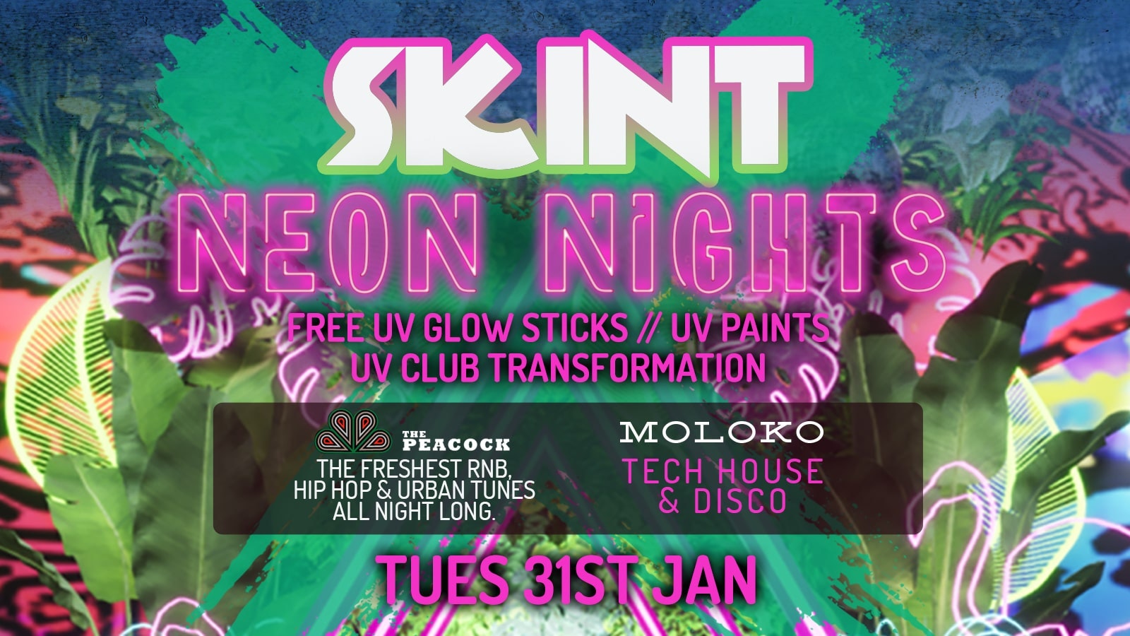 SKINT Tuesdays : Neon Nights