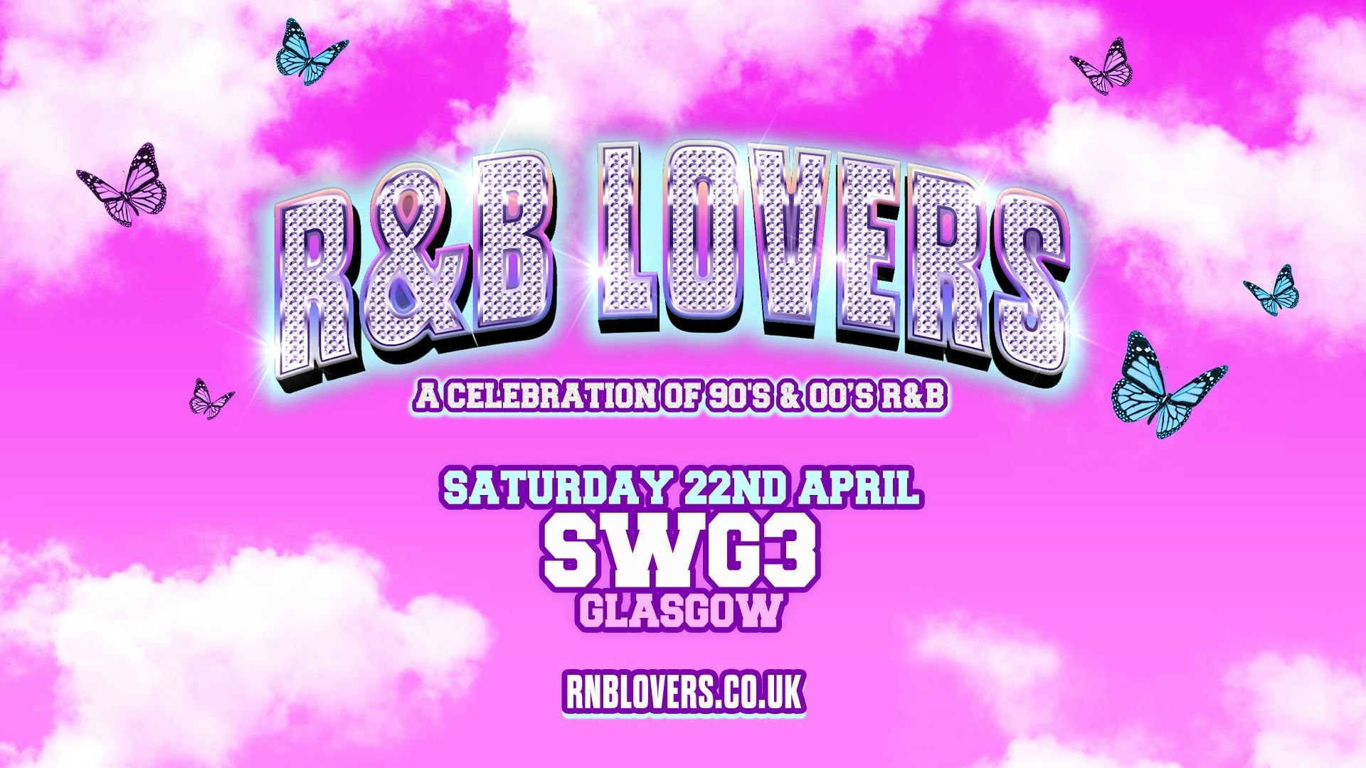 R&B Lovers – Saturday 22nd April – SWG3  [OVER 95% SOLD OUT!]