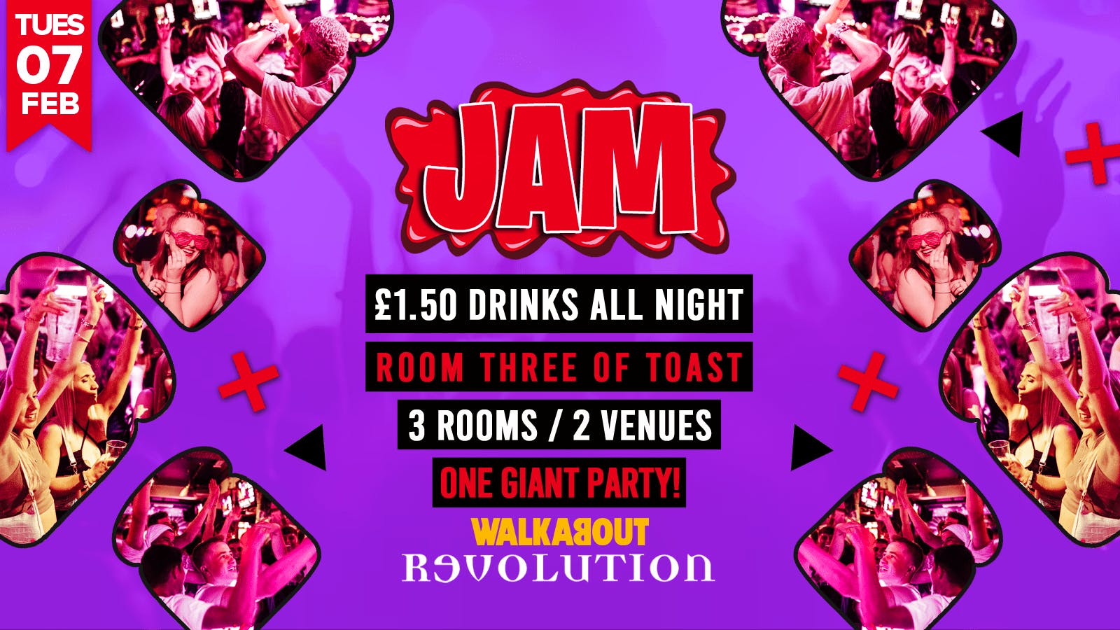 Jam • Room 3 Of Toast • Walkabout & Revolution