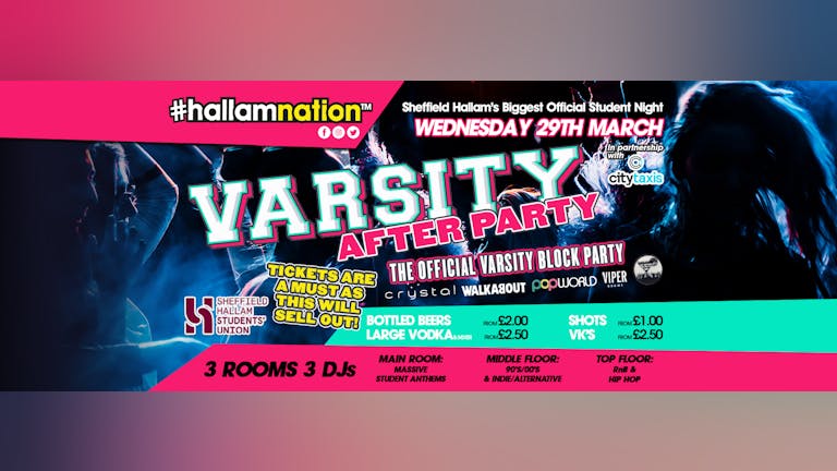 Hallamnation - Varsity Afterparty - Wednesdays at Crystal