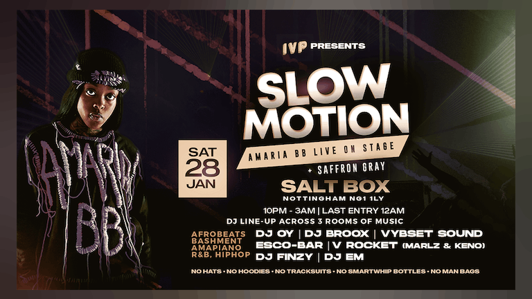 SLOW MOTION feat Amaria BB Live on Stage