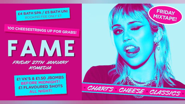 FAME // CHART, CHEESE, CLASSICS // FRIDAY MIXTAPE! // 400 SPACES ON THE DOOR!!
