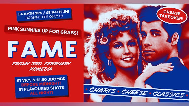 FAME // CHART, CHEESE, CLASSICS // GREASE TAKEOVER! // 400 SPACES ON THE DOOR!!