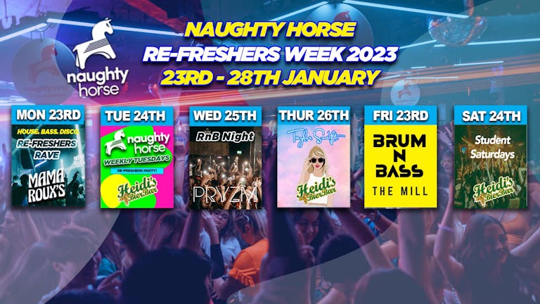 Refreshers week 2023! 6 events from £5!
