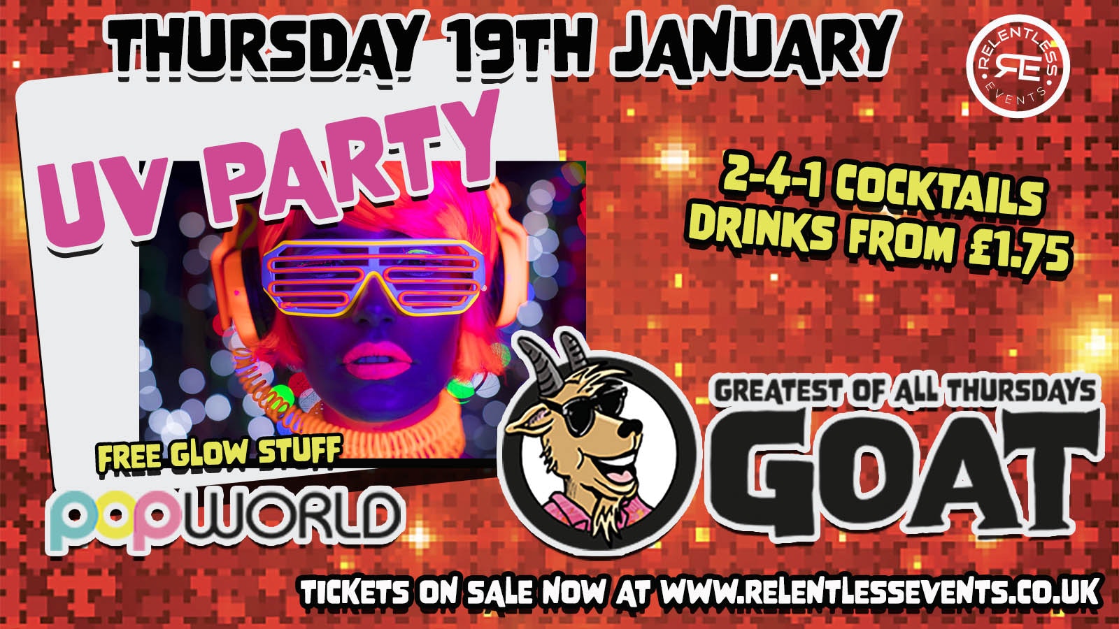 GOAT ‘UV PARTY’ at Popworld Birmingham