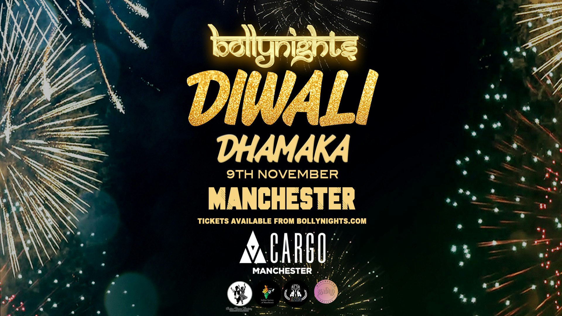 Bollynights Manchester: DIWALI DHAMAKA – Thursday 9th November  |  Cargo