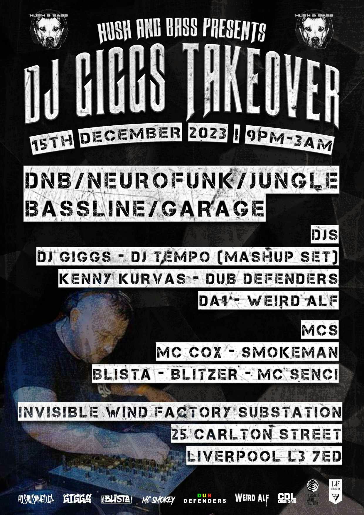 Hush&Bass present DJ GIGGS