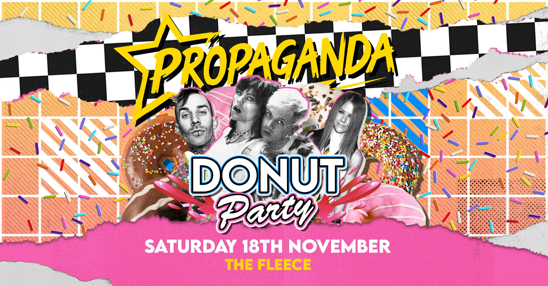 Donut Party! – Propaganda Bristol – Your indie & Alternative Party!