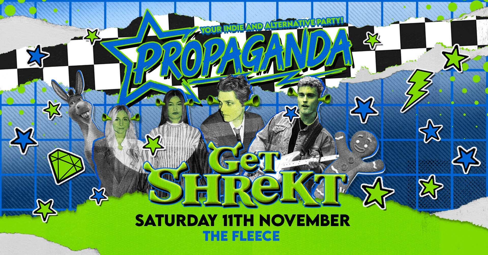 Get Shrekt! – Propaganda Bristol – Your indie & Alternative Party!