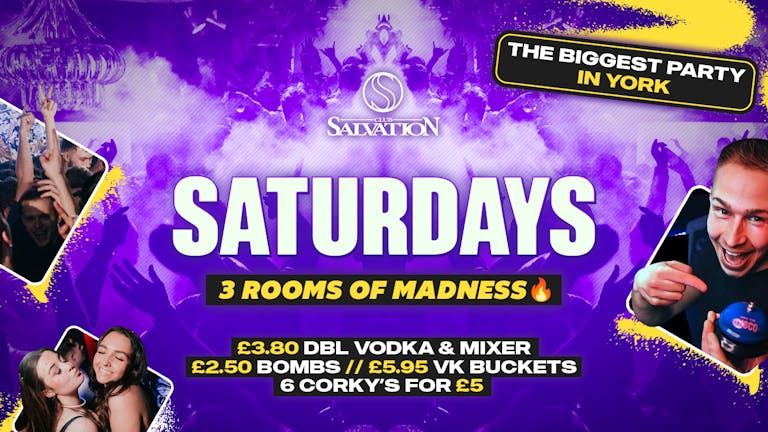 Salvation Saturdays - The Biggest Party In York!