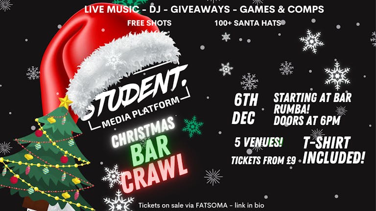 Studentdot Christmas bar crawl! 