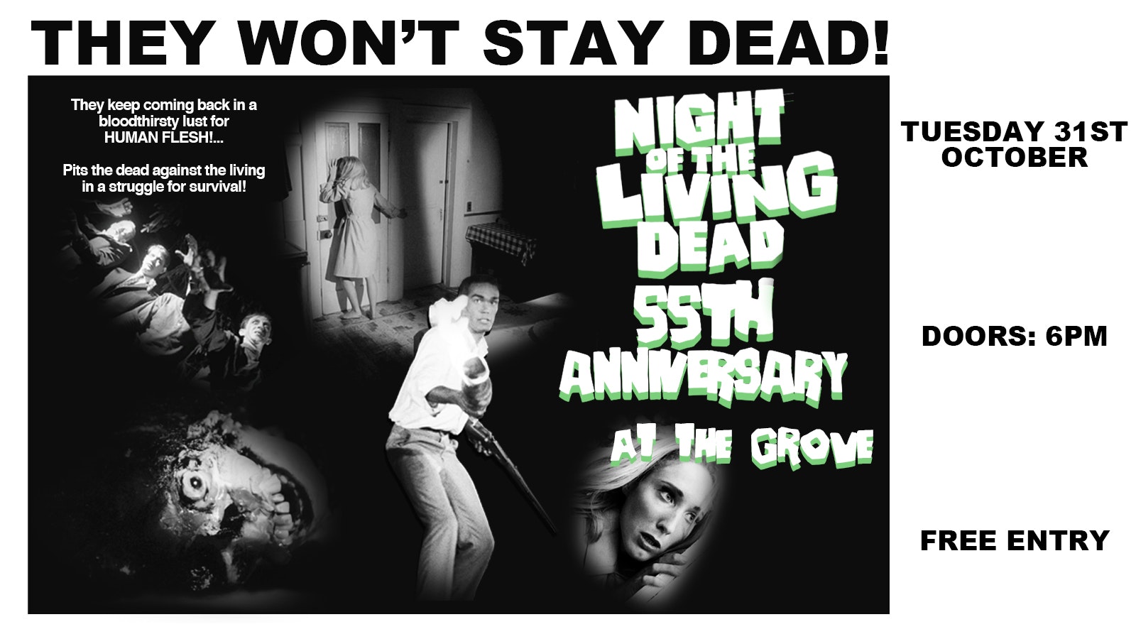 HALLOWEEN FILM NIGHT: NIGHT OF THE LIVING DEAD