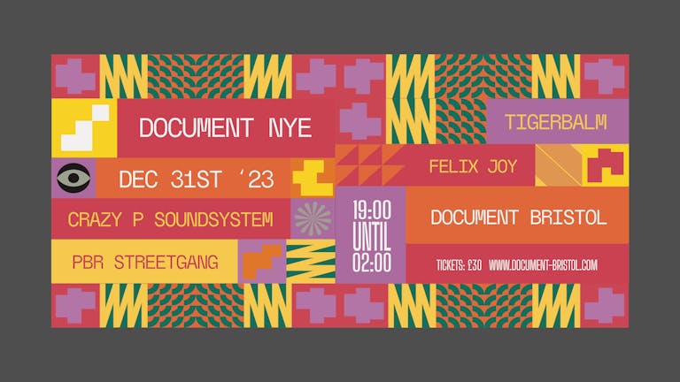 Document New Years Eve: Crazy P Soundsystem, PBR Streetgang, Tigerbalm, Felix Joy