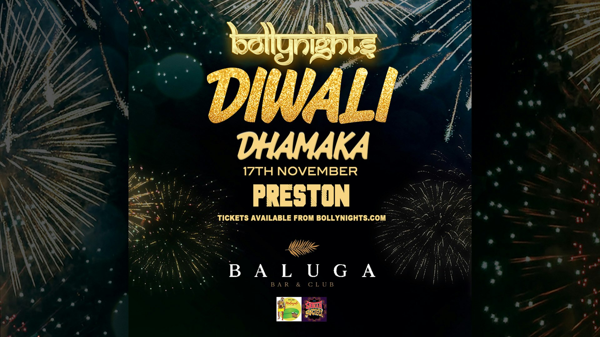 Bollynights Preston DIWALI DHAMAKA : Friday 17th November | Baluga