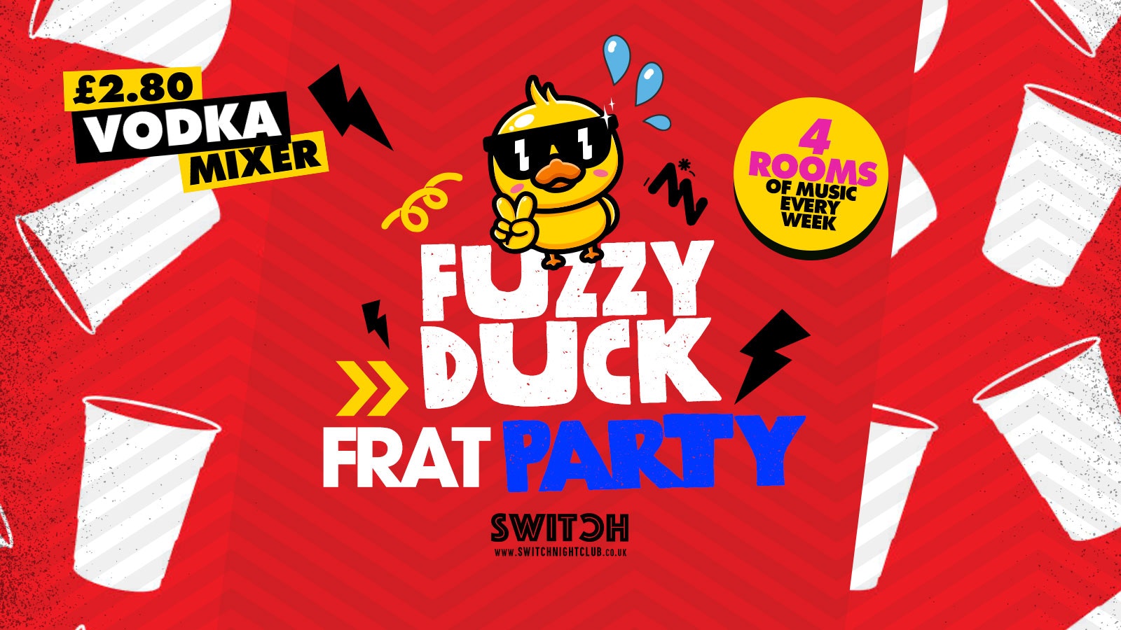 Fuzzy Duck | FRAT PARTY | Official Student Social Wednesday