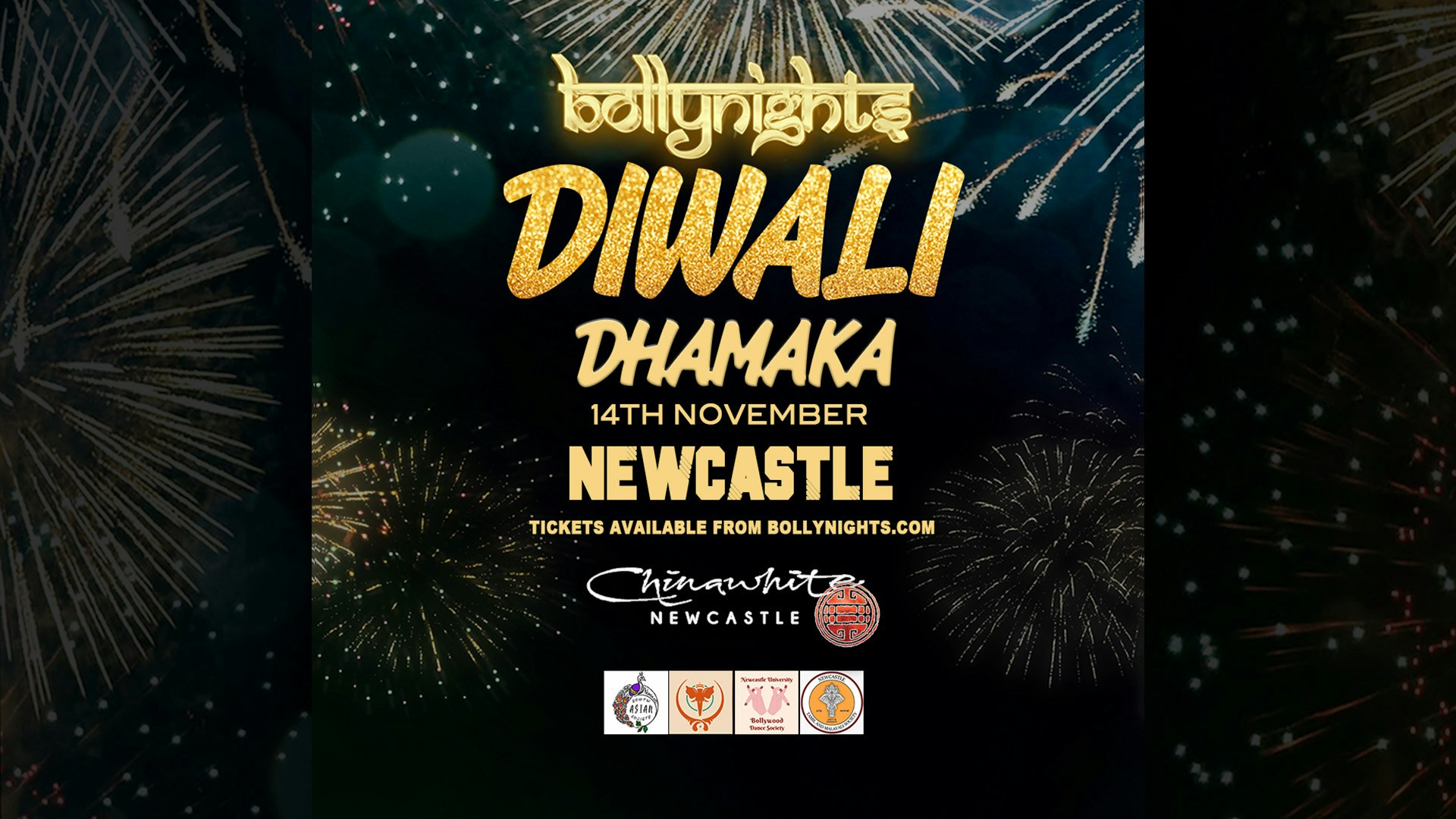 Bollynights Newcastle: DIWALI DHAMAKA – Tuesday 14th November | Chinawhite