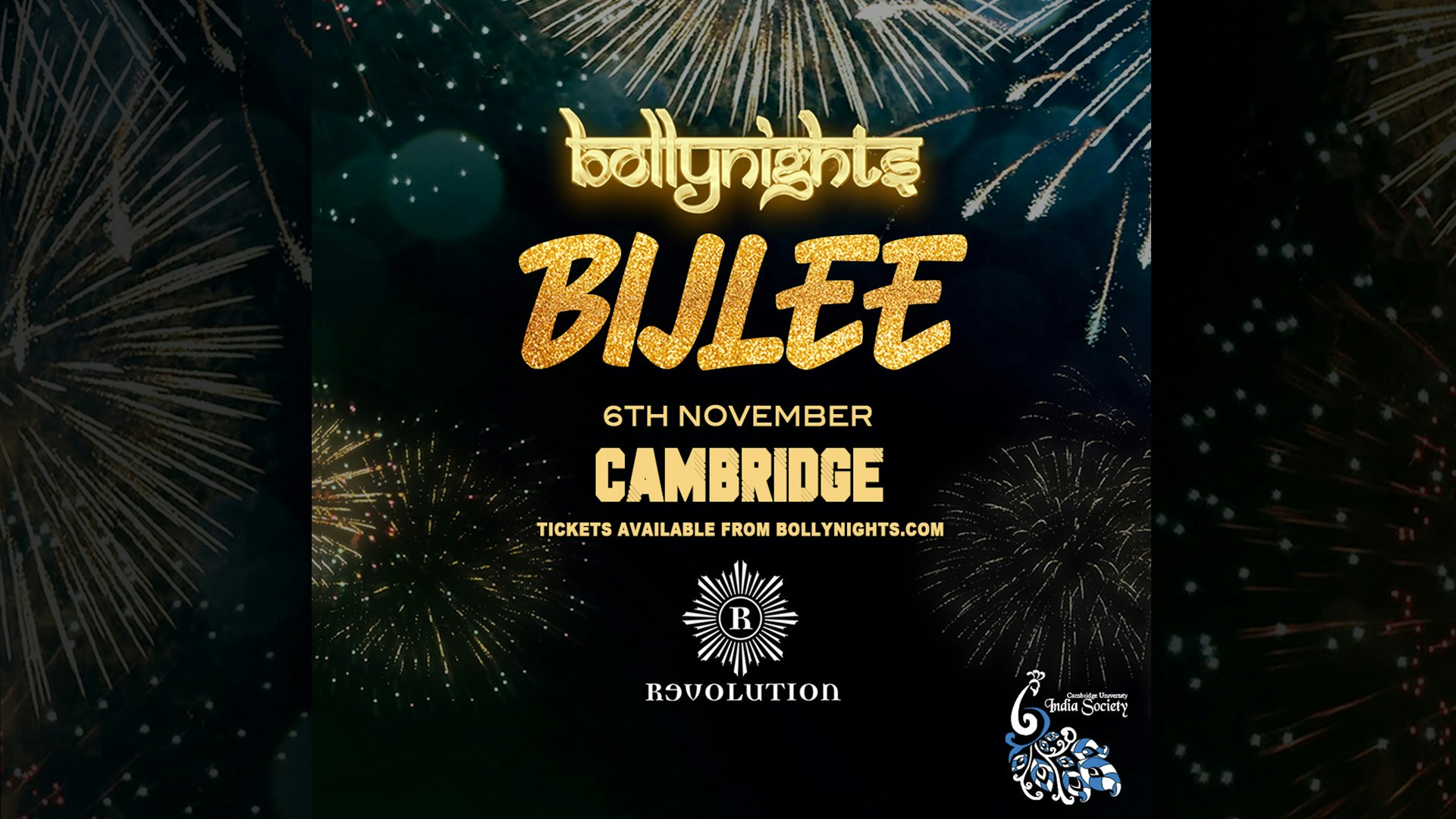 BOLLYNIGHTS CAMBRIDGE: BIJLEE – MONDAY 6TH NOVEMBER | REVOLUTION