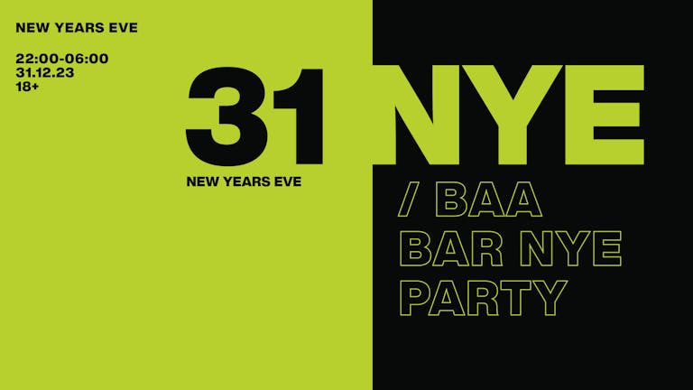 Baa Bar NYE Party