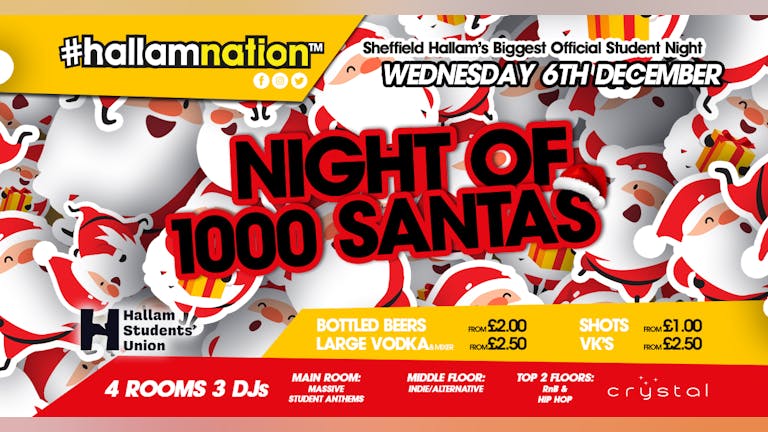 Hallamnation - Night of 1000 Santas - Crystal 