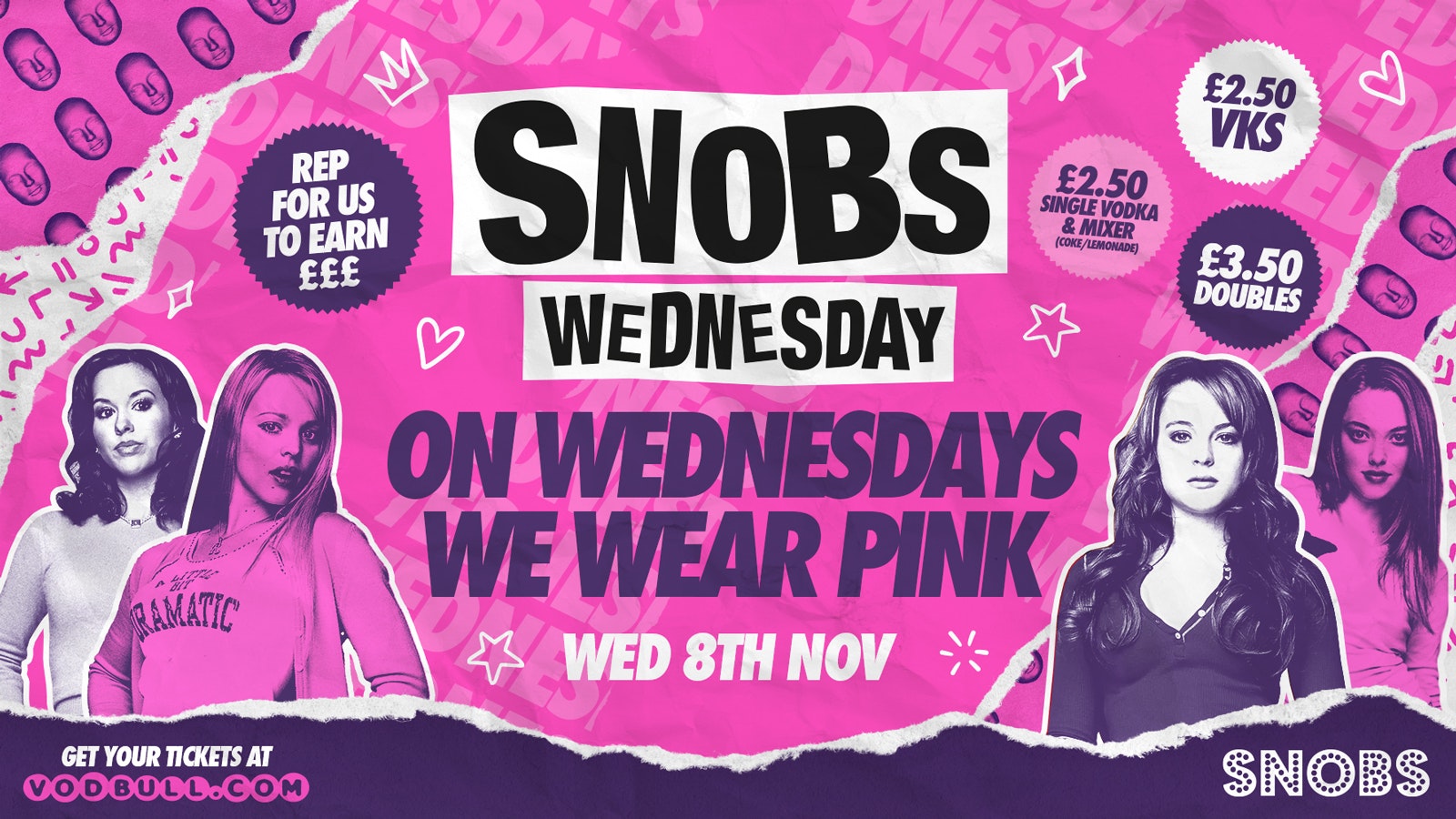 👚 ON SNOBS WEDNESDAY WE WEAR PINK!! [🔥TONIGHT!🔥]👚 08/11