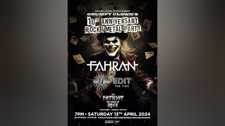 Ceri’s Rock & Metal Events 10th Anniversary Party 