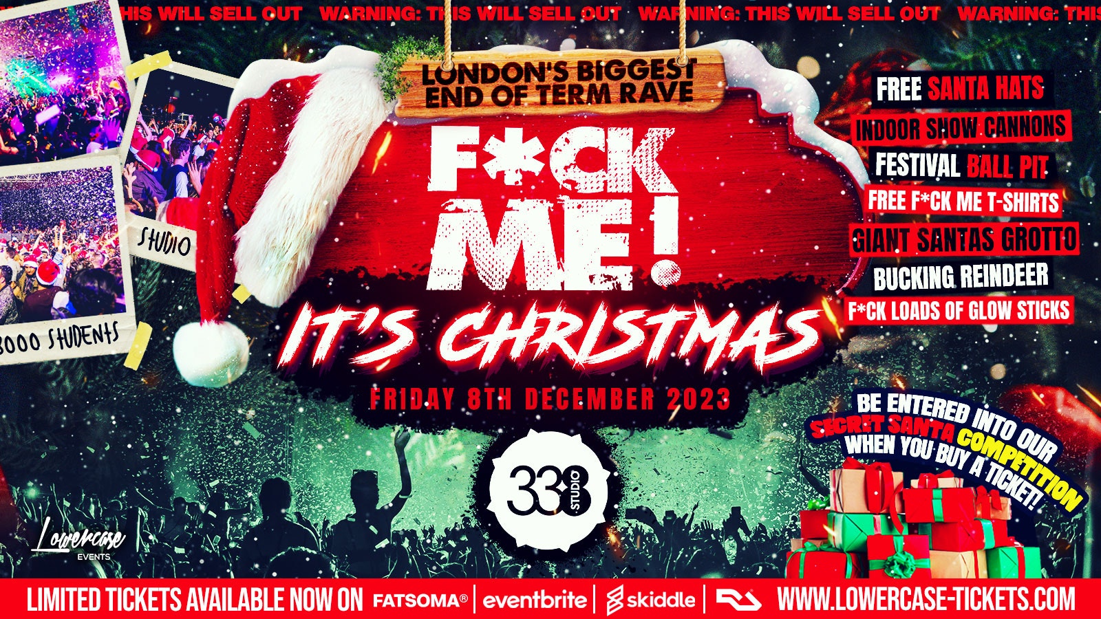 F*CK ME IT’S CHRISTMAS! – 90% SOLD OUT ⚠️