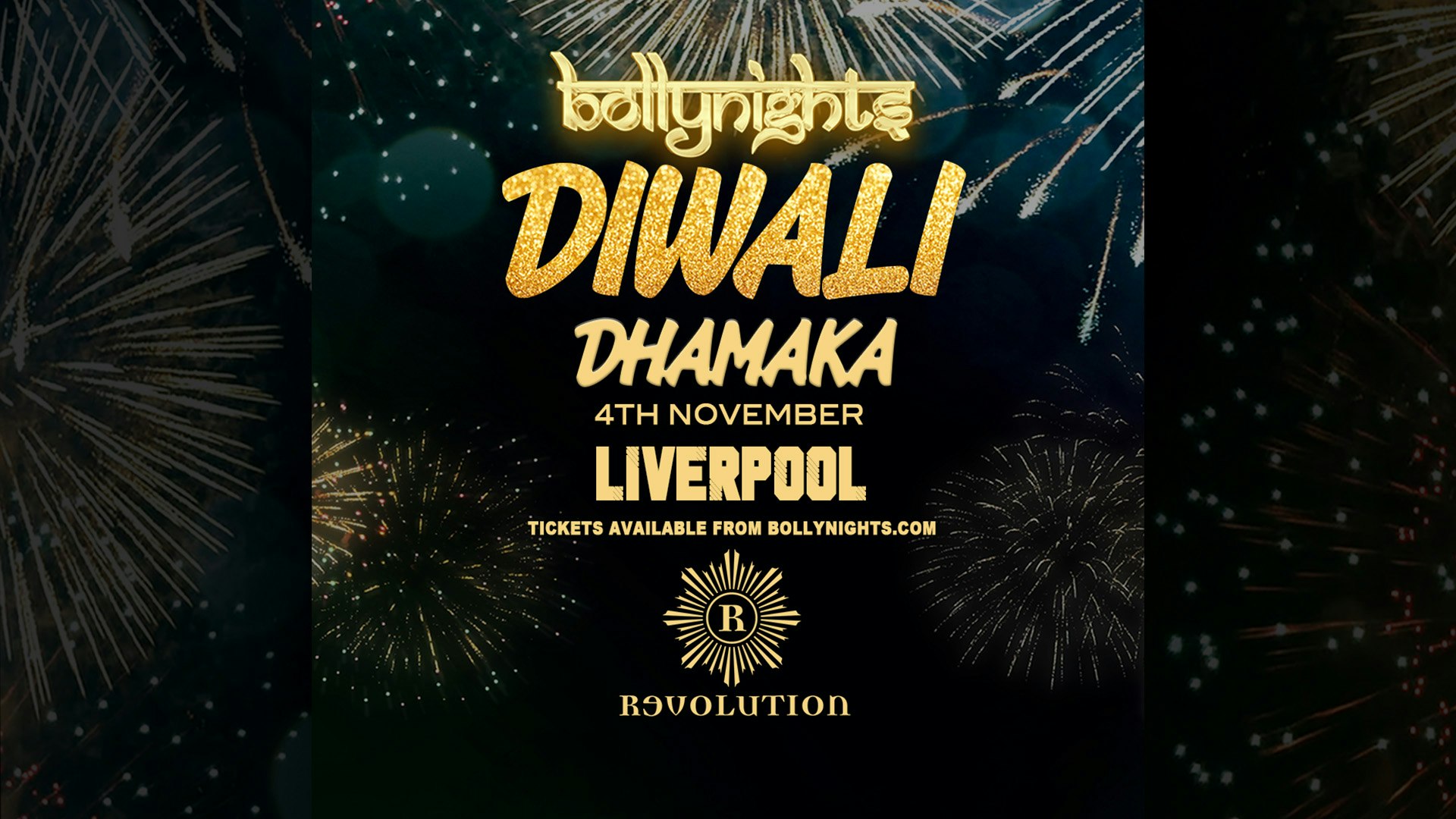 Bollynights Liverpool: DIWALI DHAMAKA – Saturday 4th November | Revolution St. Peter Square