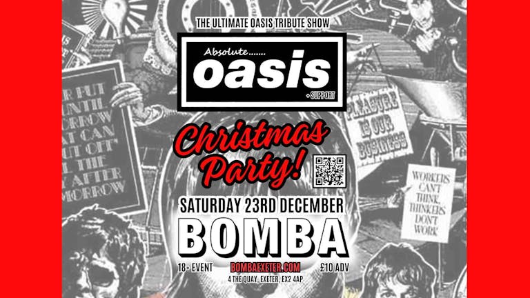 Absolute Oasis - Christmas Party! (Oasis Tribute) - Bomba, Exeter