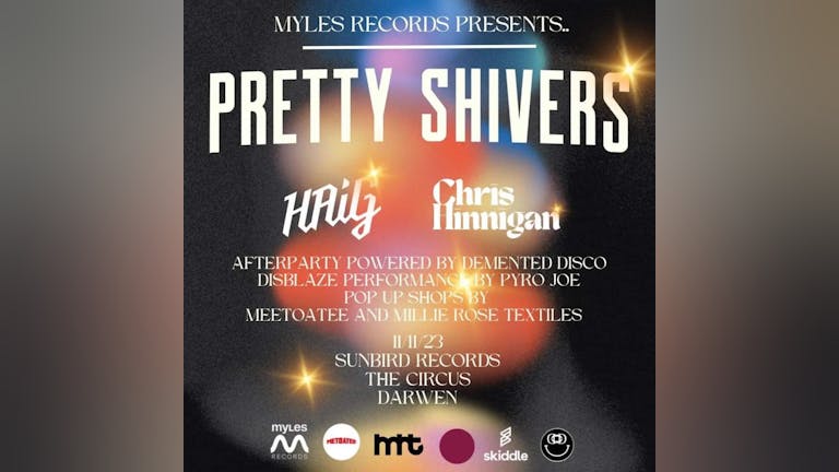 Pretty Shivers + Haig + Chris Hinnigan | Saturday 11th November 2023 | Sunbird Records, Darwen