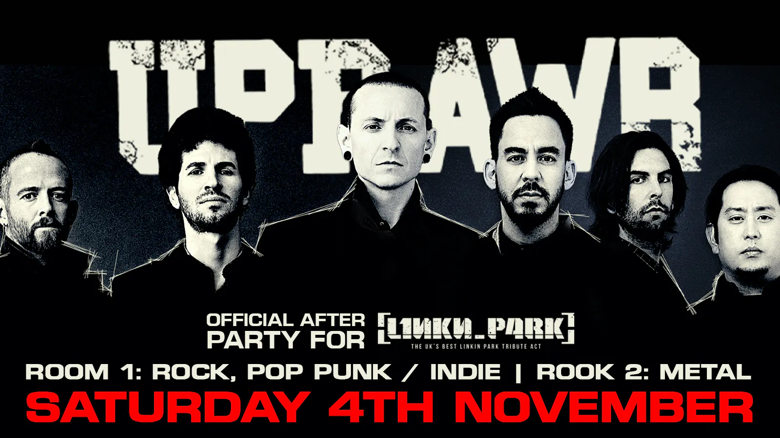 UPRAWR: Rock vs Metal & L1NKN P4RK Afterparty at Asylum, Birmingham on ...