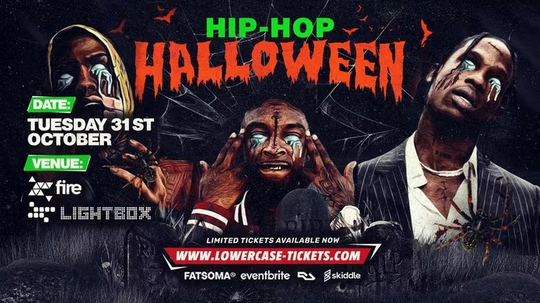 Hip Hop Halloween @ Fire & Lightbox | London Halloween 2023 – 90% SOLD OUT!