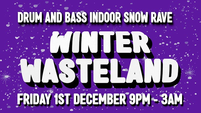 Winter Wasteland 🥶 Indoor Snow Rave