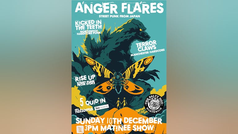 Anger Flares (Tokyo) // Kicked In The Teeth // Terror Claws // Rise Up