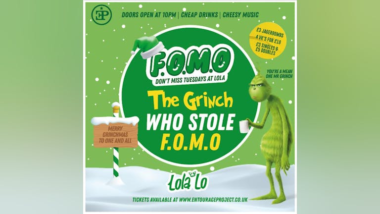 THE GRINCH THAT STOLE F.O.M.O 💚🎄