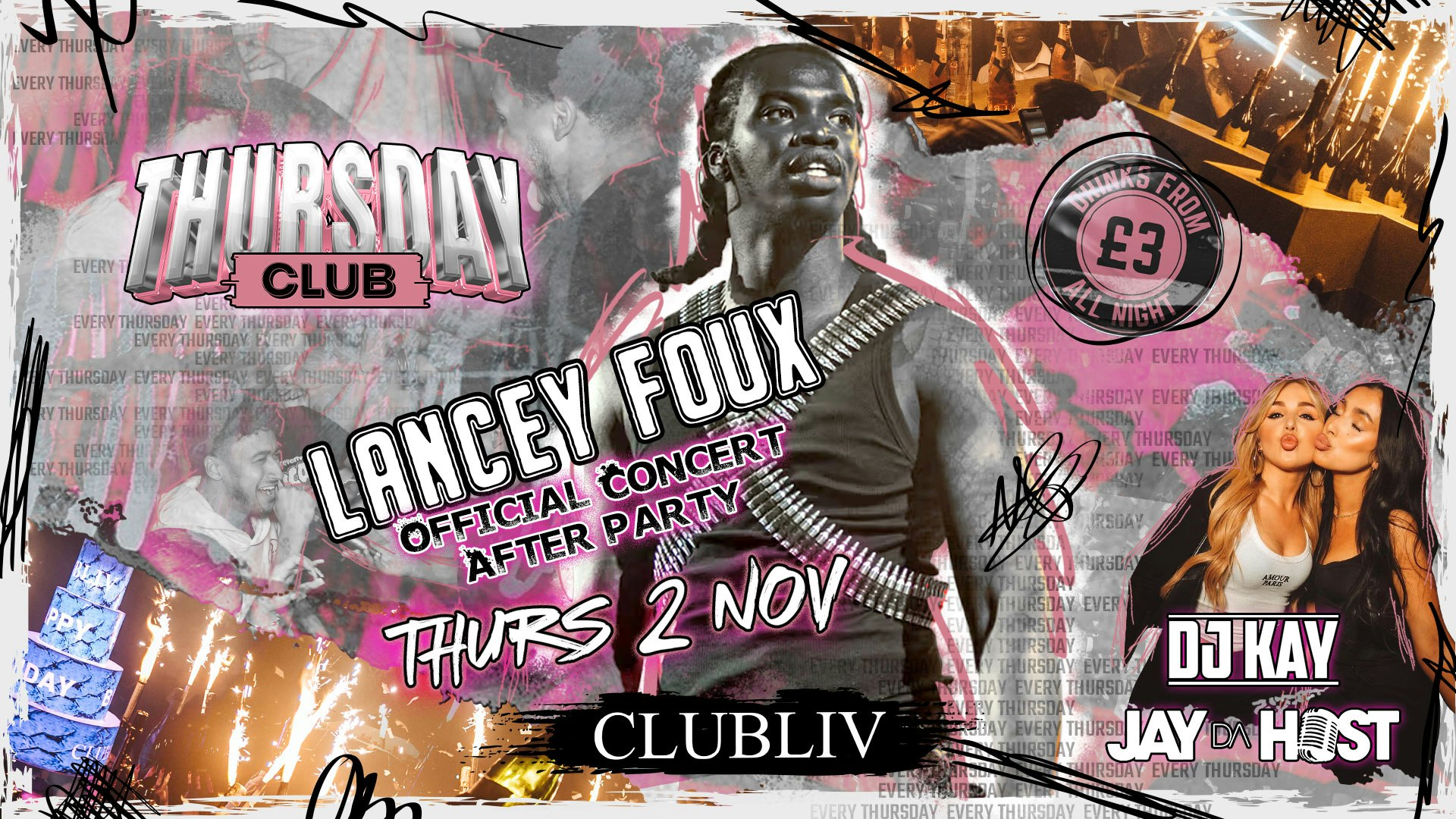 THURSDAY CLUB @ CLUB LIV ⭐️ *OFFICIAL* LANCEY FOUX 🎤 AFTER PARTY !! MCR’s Ultimate Thursday 6 Years Running 🔥 Free Tickets*