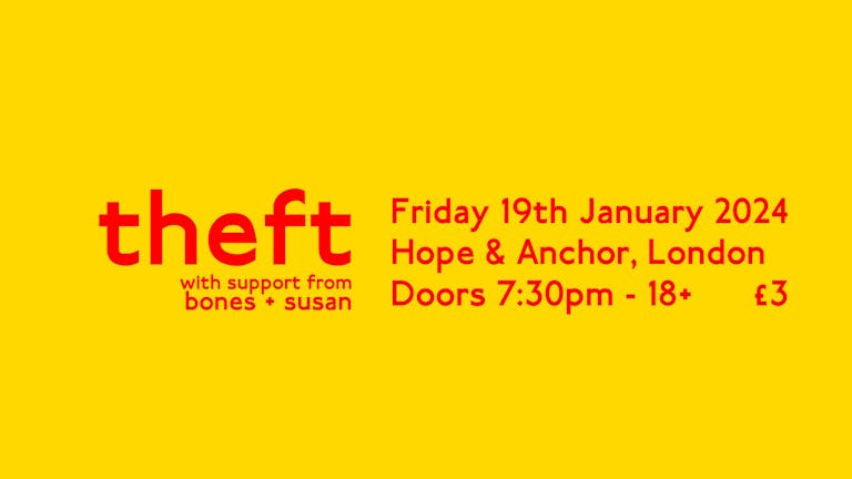theft + support @ The Hope & Anchor