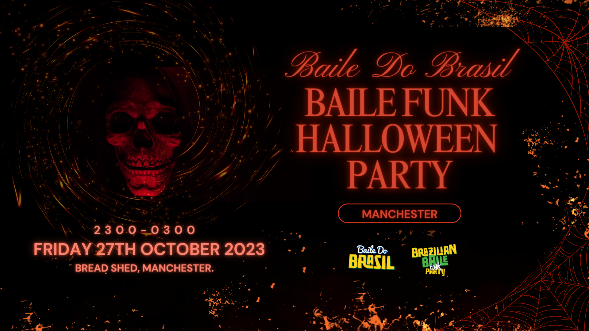 Baile Do Brasil: Baile Funk Halloween Party (Manchester) 2023