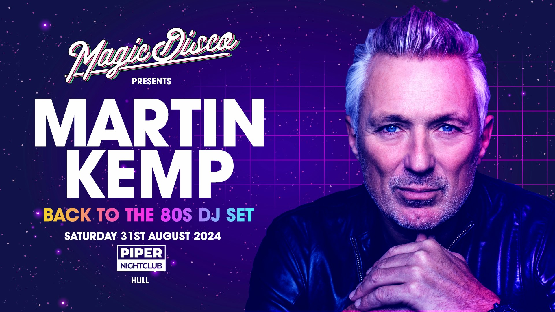 Martin Kemp Live DJ set – Back to the 80’s – Hull