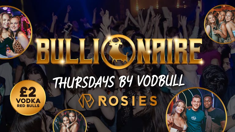 ⭐️BULLIONAIRE™️ WINTER SESSIONS⭐️ by Vodbull @ Rosie’s! 💥28/12