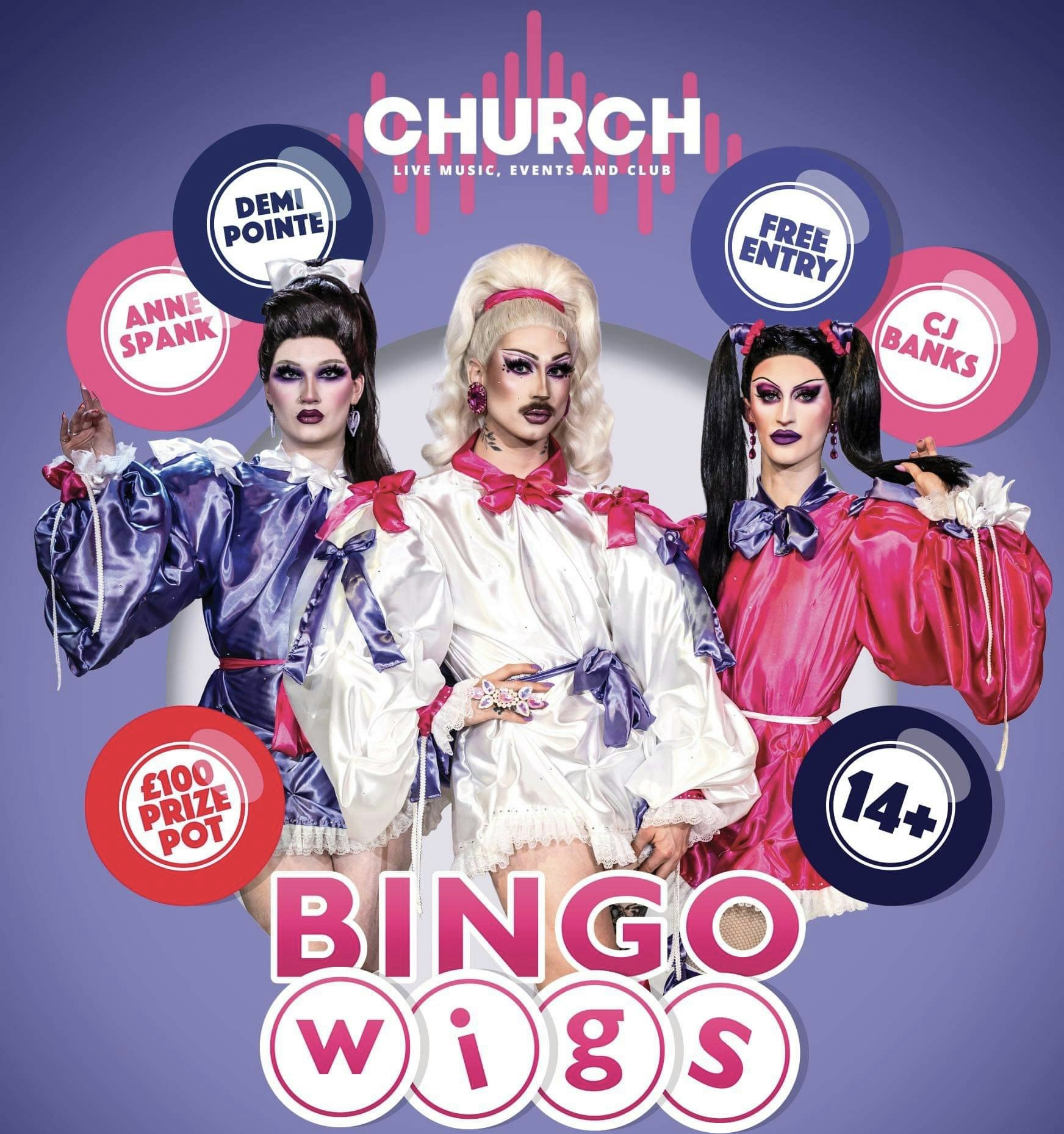 Bingo Wigs with Lola Fierce